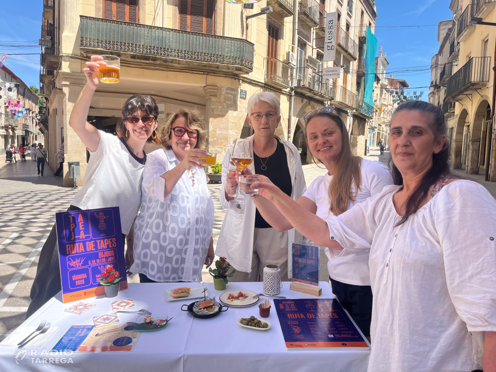 Tàrrega proposa una ruta de tapes pels bars de la ciutat tots els dijous de juny