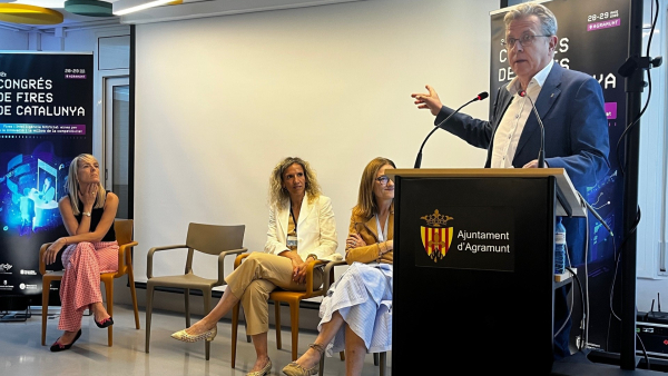 Joan Talarn ha participat a la cloenda del 32è Congrés de Fires a Agramunt