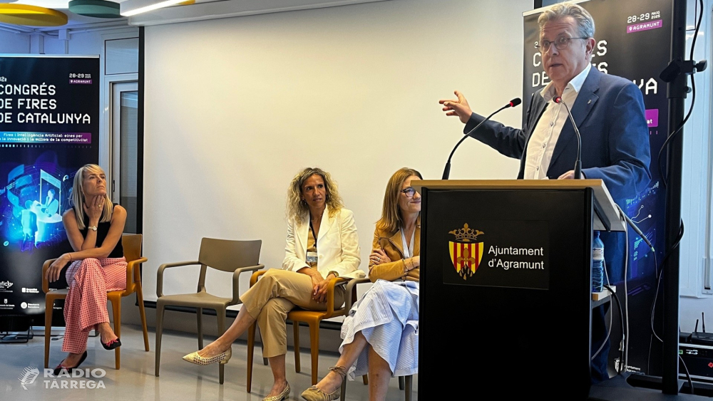 Joan Talarn ha participat a la cloenda del 32è Congrés de Fires a Agramunt