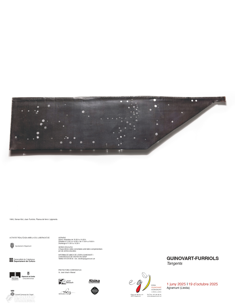 L'Espai Guinovart d'Agramunt acollirà aquest diumenge l'exposició Guinovart-Furriols: Tangents