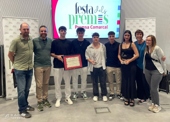 Els alumnes de batxillerat del Vedruna Tàrrega guanyen i queden finalistes en el Premi Premsa Comarcal a la Solidaritat