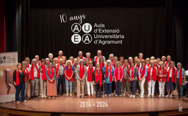 L’Aula d’Extensió Universitària d’Agramunt celebra 10 anys formant i dinamitzant la vida cultural