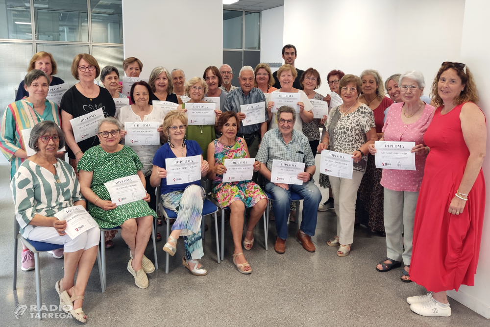 Tàrrega clou amb èxit una nova edició dels tallers de memòria per a gent gran