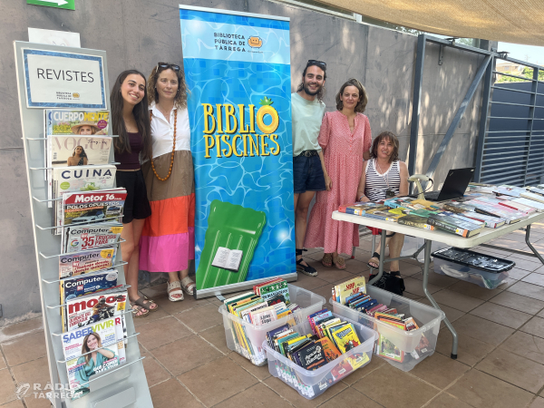 Tàrrega recupera el servei de bibliopiscines durant els mesos d'estiu