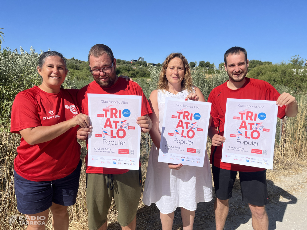 Tàrrega celebrarà el segon Triatló Popular el dissabte 19 de juliol