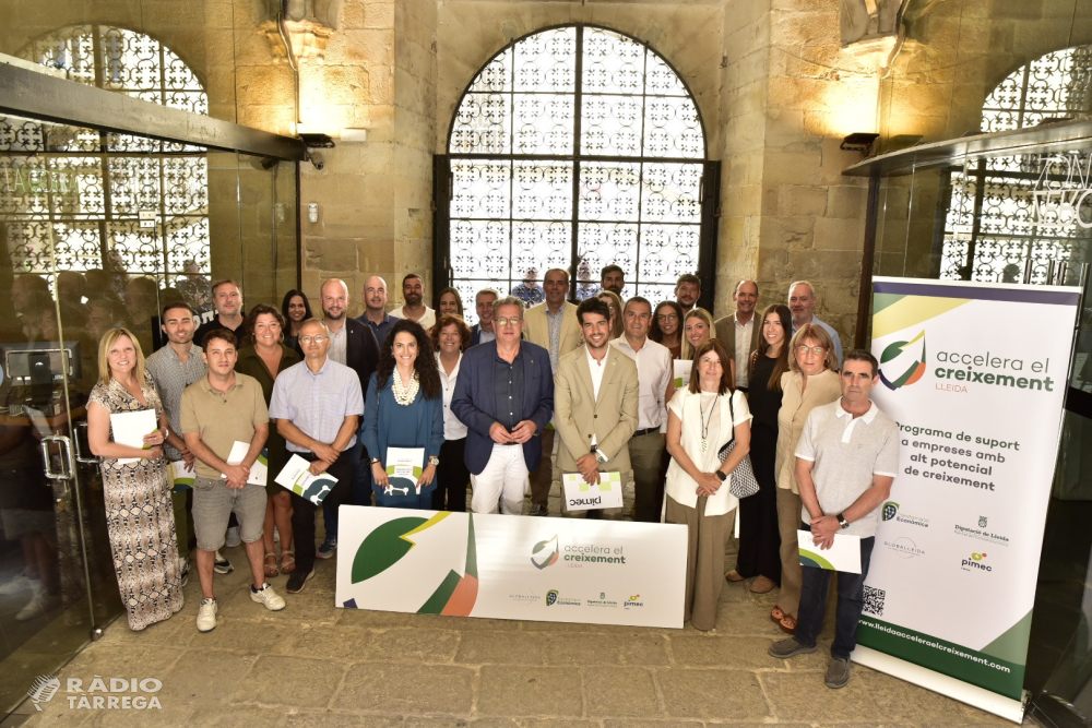 L’Urgell, present i actiu a la 4a edició del programa ‘Accelera el Creixement’ per impulsar el teixit empresarial lleidatà
