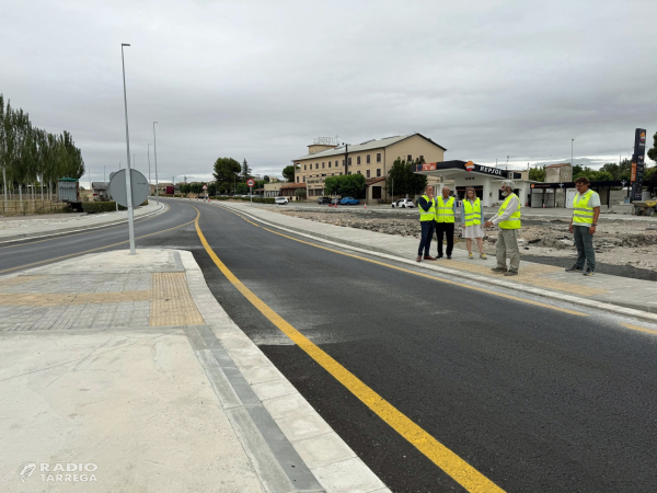 El Ministeri de Transports encara la recta final de les obres del projecte d’integració urbana de la travessia de Vilagrassa a la N-2