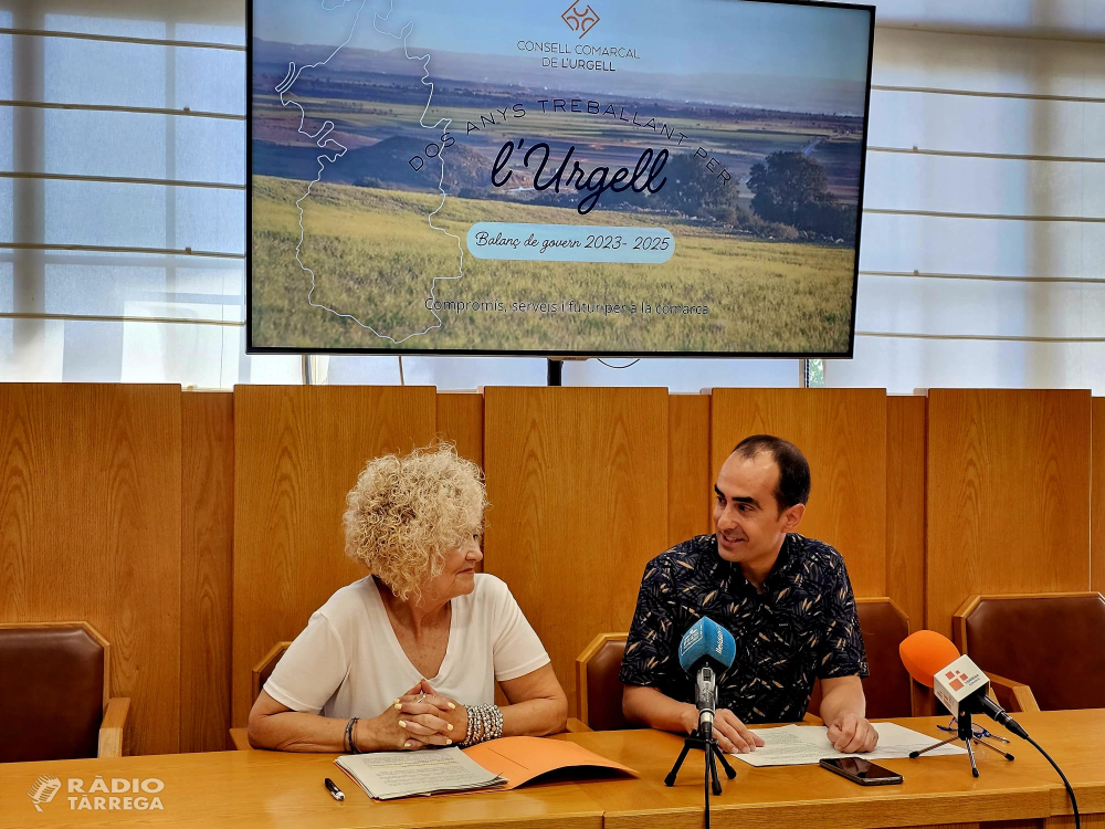 El Consell Comarcal de l’Urgell fa balanç de dos anys de govern amb més serveis, més proximitat i una clara aposta pel futur de la comarca