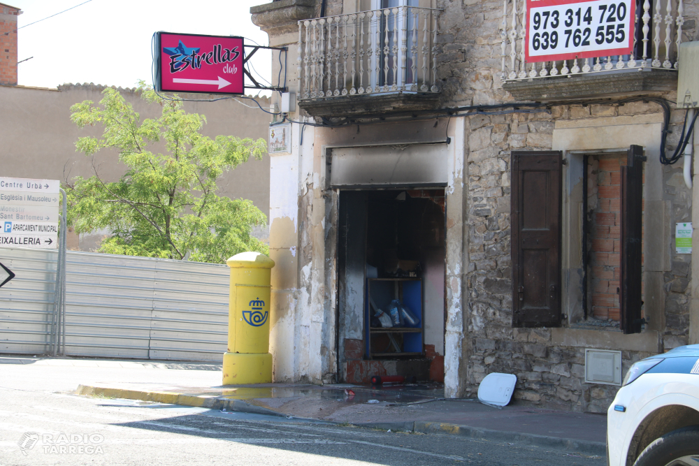 Dos morts i sis ferits en un incendi en un club nocturn de Bellpuig