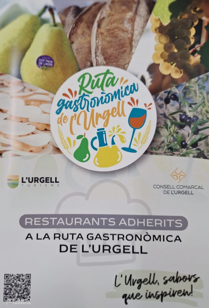 Nous restaurants adherits a la Ruta Gastronòmica de l'Urgell