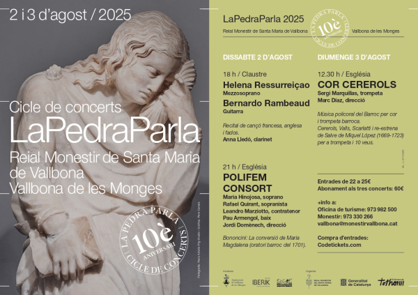 La Pedra Parla celebra deu anys de música i patrimoni al Reial Monestir de Santa Maria de Vallbona