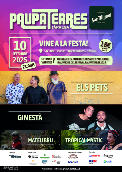 Paupaterres organitza un concert per sufragar les pèrdues de la Dana