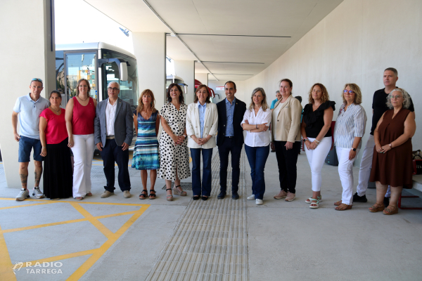 Tàrrega inaugura la nova estació d'autobusos