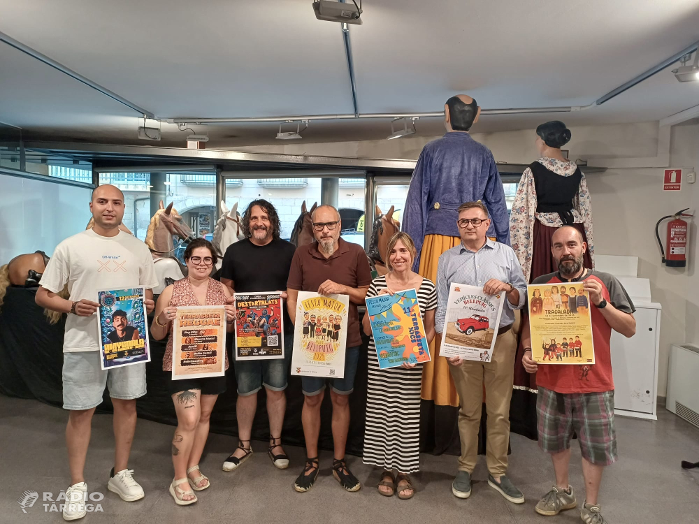 Bellpuig presenta els cartells de la Festa Major del setembre