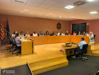 Primera sessió del Ple de l'Ajuntament de Tàrrega amb el nou cartipàs municipal