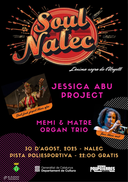 El Soul Nalec, l’ànima negra de l’Urgell, sacsejarà Ponent el 30 d’agost