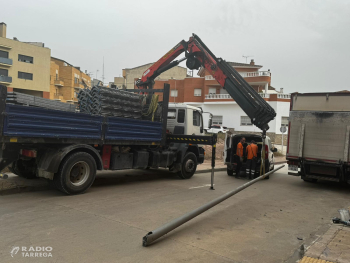 Accident sense ferits a la plaça Girona de Tàrrega