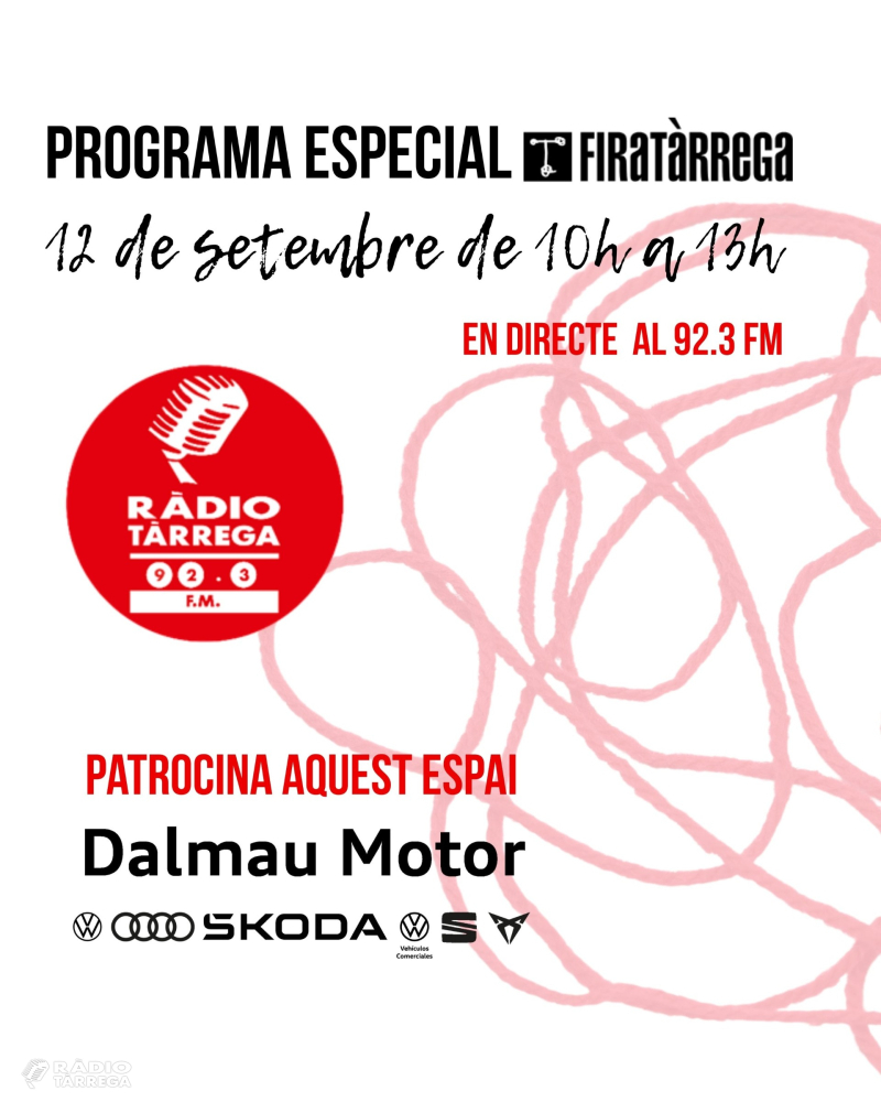 Ràdio Tàrrega oferirà un programa especial en directe per FiraTàrrega