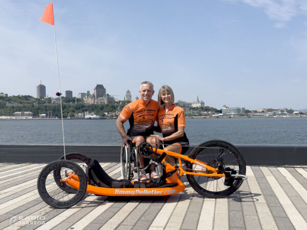 Jimmy Pelletier, l'atleta paralímpic canadenc, passarà per Tàrrega durant el seu Tour solidari per Europa Occidental