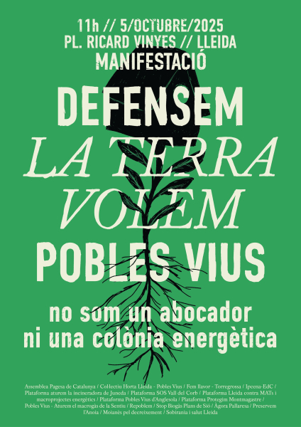 La Soll de Tàrrega acollirà un dels actes previs a la manifestació de l'1 d'octubre contra les plantes de biogàs projectades a Ponent