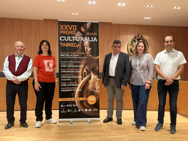 Tàrrega celebrarà la 27a edició dels Premis Culturàlia el dissabte 29 de novembre amb una gala plena de reconeixements
