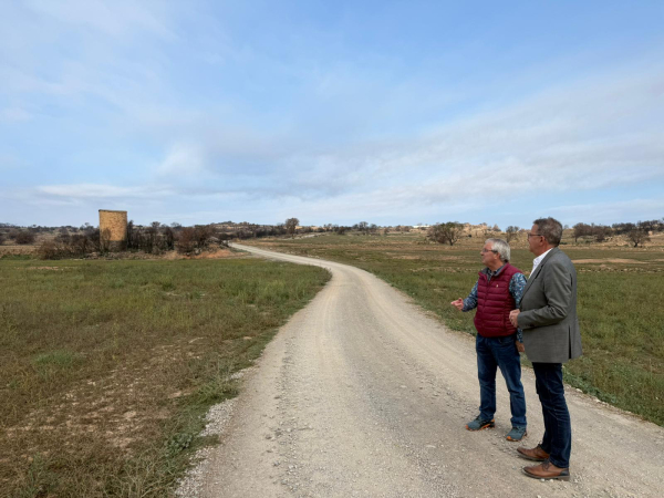El president de la Diputació de Lleida ha visitat els municipis afectats per l'incendi de Torrefeta i Florejacs