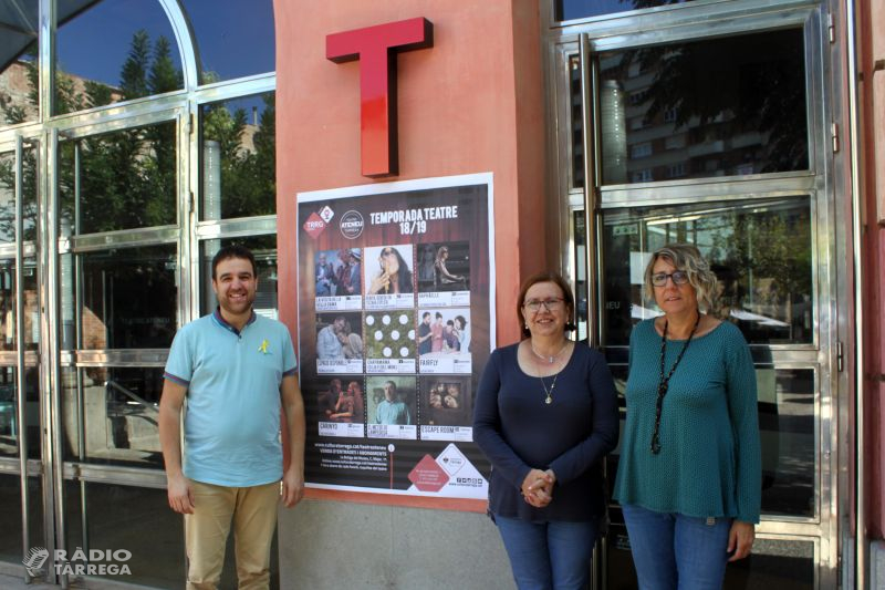 La Temporada de Teatre 2018 – 2019 de Tàrrega portarà 9 destacats espectacles escènics d’octubre a febrer amb intèrprets com Vicky Peña o Joel Joan