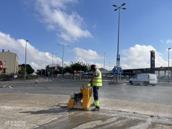 Tàrrega comença les obres d’ampliació de la rotonda entre les avingudes de Tarragona i Josep Tarradellas