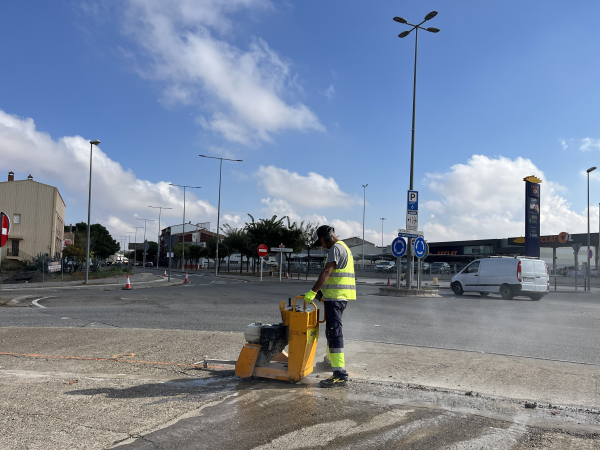 Tàrrega comença les obres d’ampliació de la rotonda entre les avingudes de Tarragona i Josep Tarradellas