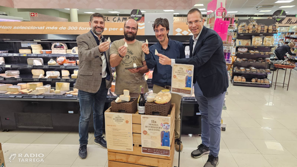 Formatges Monber d'Agramunt i 14 formatgeries més del territori, a l’11a Mostra de Formatges Artesans de Ponent