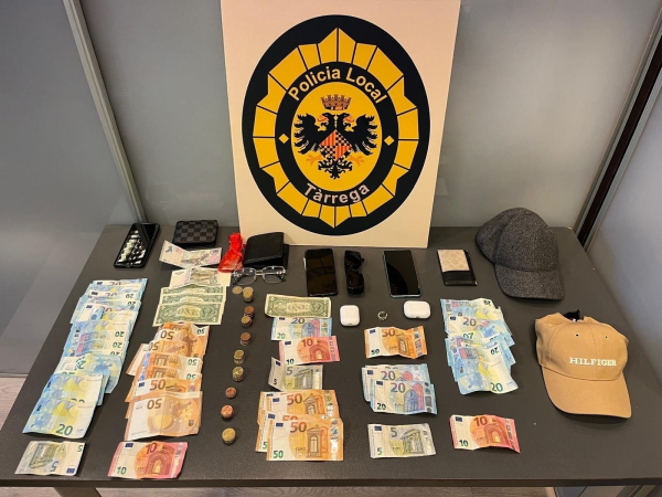 La Policia Local de Tàrrega deté tres homes per presumptes delictes de robatori amb violència i estafa