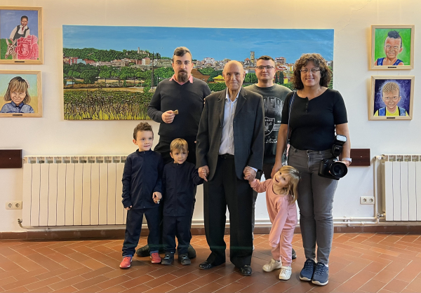 L’artista targarí Josep Antoni Martí Talavera inaugura la seva nova mostra pictòrica al Casal Cívic de Tàrrega