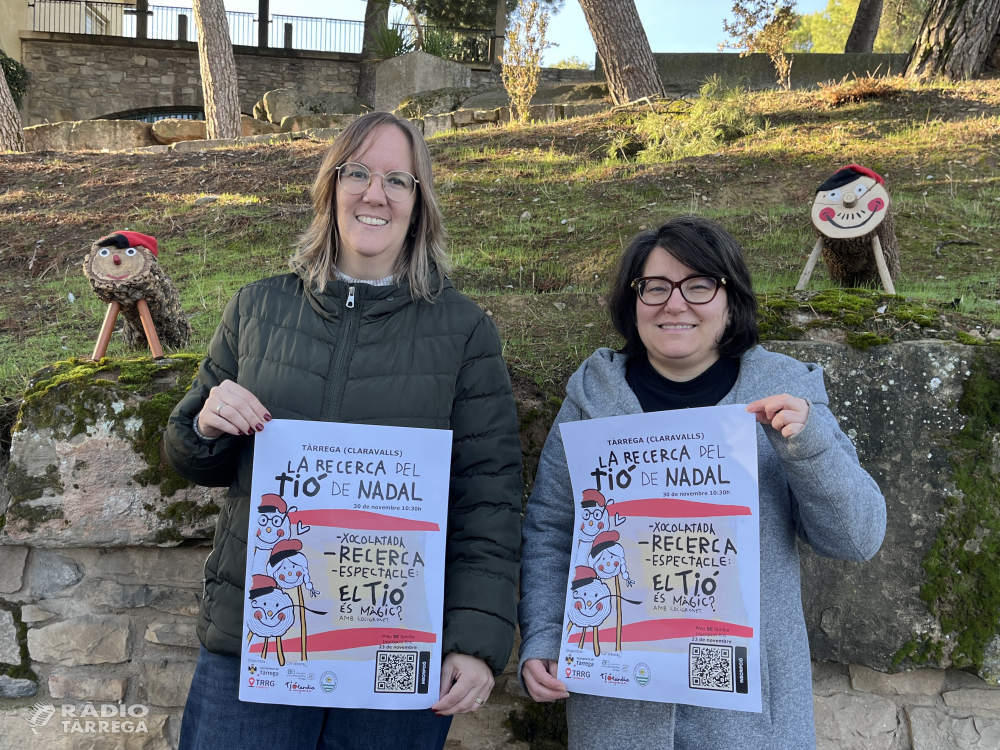 Tàrrega convida els infants i les famílies a buscar el tió a Claravalls el diumenge 30 de novembre