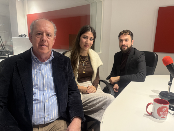 L’alcaldessa de Castelfiorentino, Francesca Gianní, i el regidor de cultura italià, Franco Spina, visiten Tàrrega després de la col·laboració artística amb Josep Minguell