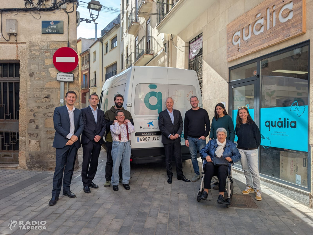 La Fundació “la Caixa” col·labora amb Quàlia per impulsar la mobilitat inclusiva en zones rurals amb l’adquisició d’un vehicle adaptat