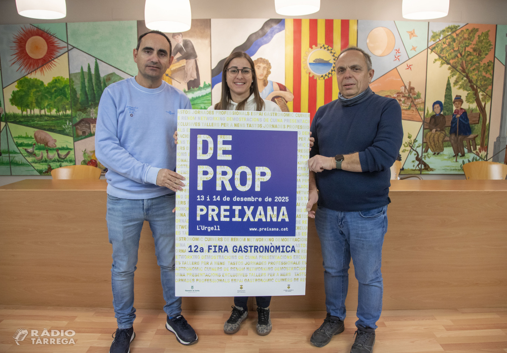 Preixana torna a acollir la 12a Fira Gastronòmica 'De Prop' els propers 13 i 14 de desembre