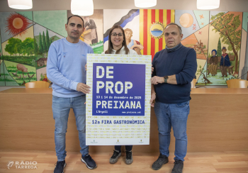 Preixana torna a acollir la 12a Fira Gastronòmica 'De Prop' els propers 13 i 14 de desembre