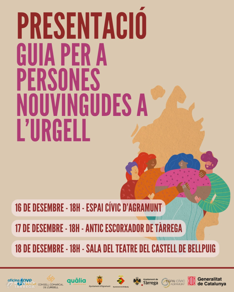 El Consell Comarcal de l’Urgell presenta una guia d’acollida per a persones nouvingudes a la comarca