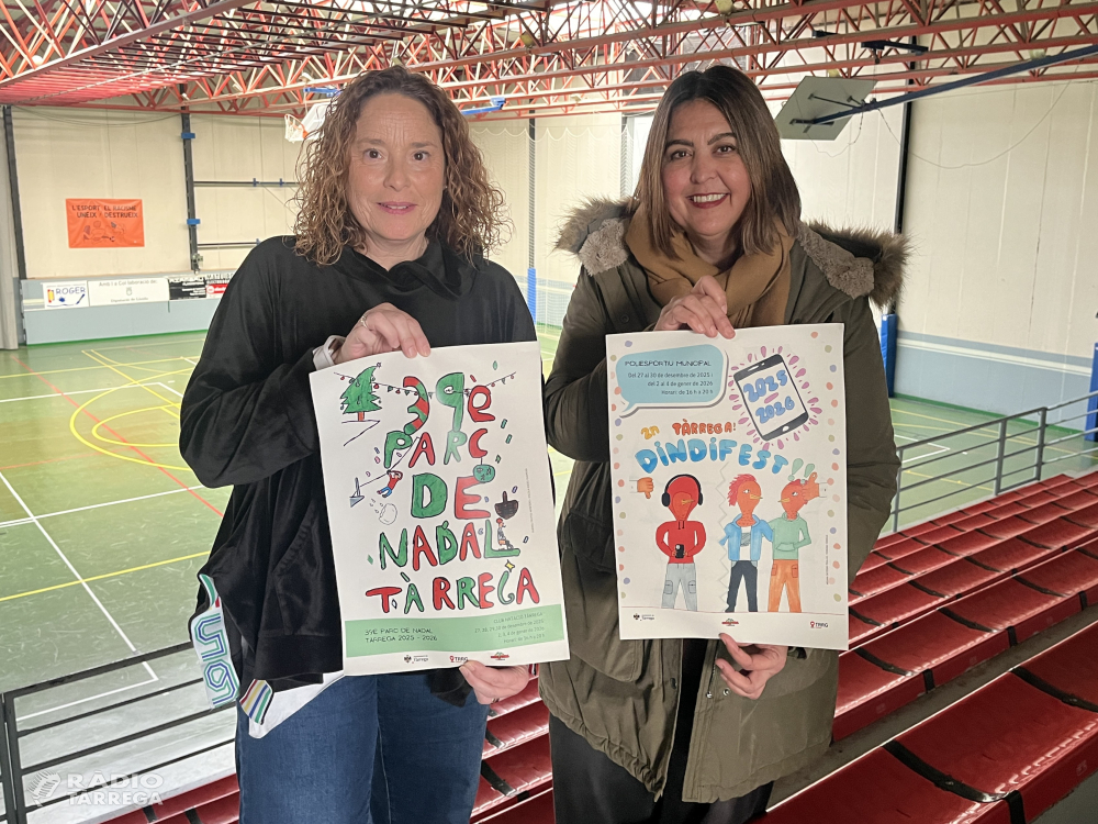 Tàrrega es prepara per al 39è Parc de Nadal i el 2n Dindifest, del 27 de desembre al 4 de gener