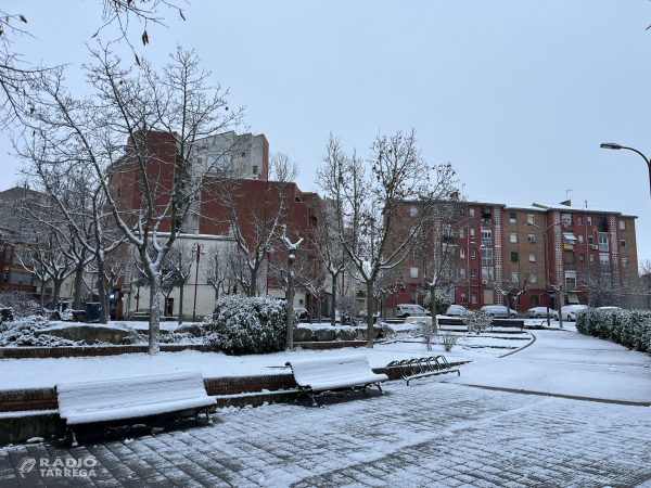 La nevada entra per Ponent amb la previsió que s'estengui a les comarques centrals i el prelitoral