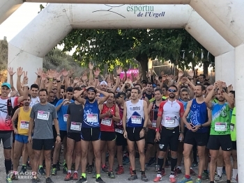 Ramon Carulla i Judith Batalla, guanyadors de la segona edició de la mitja marató del conill de Sant Martí de Maldà