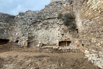 Inicien les obres per consolidar la muralla del castell de Guimerà