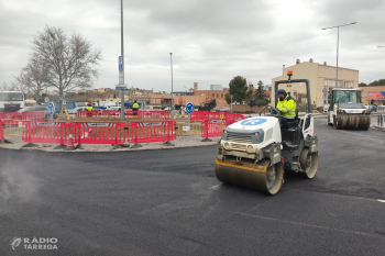 Avancen a bon ritme les obres d’ampliació i millora de la rotonda sud de la C-14 a Tàrrega