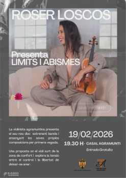 Roser Loscos presentarà el seu nou treball a Agramunt