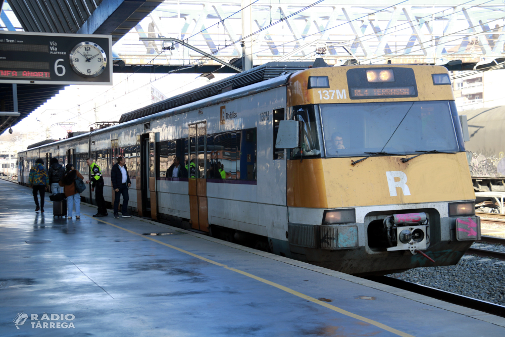 El secretari d'Estat de Transports confia que aquest cap de setmana reobri l'RL4, línia que passa per Tàrrega