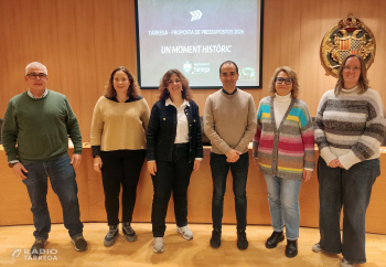 L'Ajuntament de Tàrrega preveu un pressupost municipal de 24,3 milions d’euros per a l'any 2026, xifra rècord