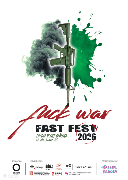 L'Escola d'Art Ondara de Tàrrega acollirà el FAST FEST, una mostra artística organitzada per l’alumnat del centre