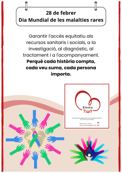 Centres educatius de Tàrrega i Anglesola se sumen a les activitats impulsades per l'Associació EMMA en motiu del Dia Mundial de les Malalties Minoritàries