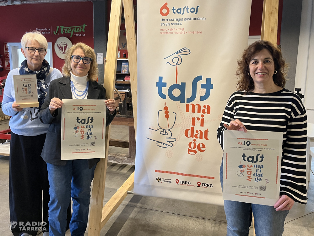 Tàrrega impulsa un cicle de tastos i maridatges gastronòmics de productes de proximitat durant el 2026