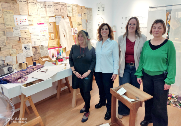 Tàrrega inaugura una exposició que reivindica les dones 'invisibilitzades' en els oficis tèxtils per commemorar el 8-M